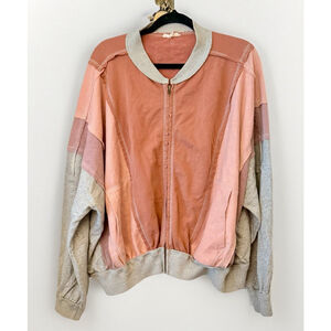 Easel Women’s Colorblock Zip-Up Jacket – Size Large